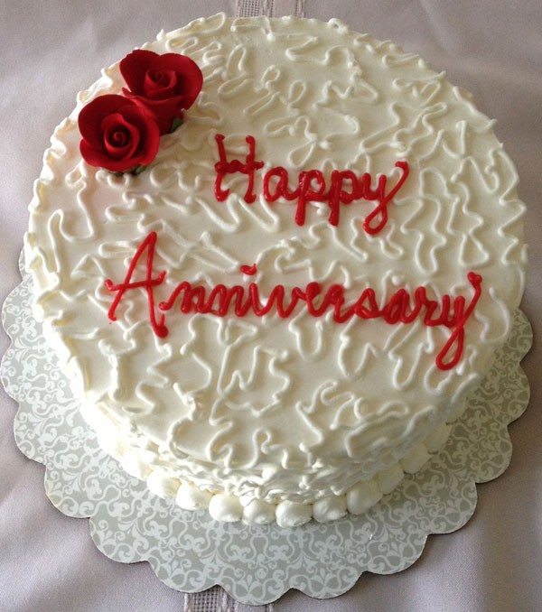 Торт на 1 годовщину свадьбы